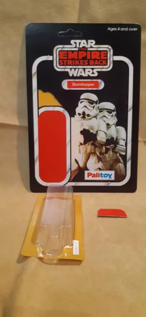 Vintage Star Wars Custom Esb Stormtrooper Palitoy 30A Back Cardback Kit
