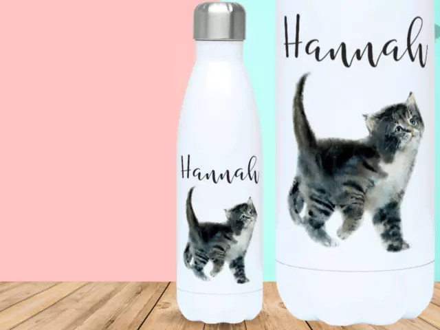 Cat Water Bottle | Personalised Gifts For Cat Lovers