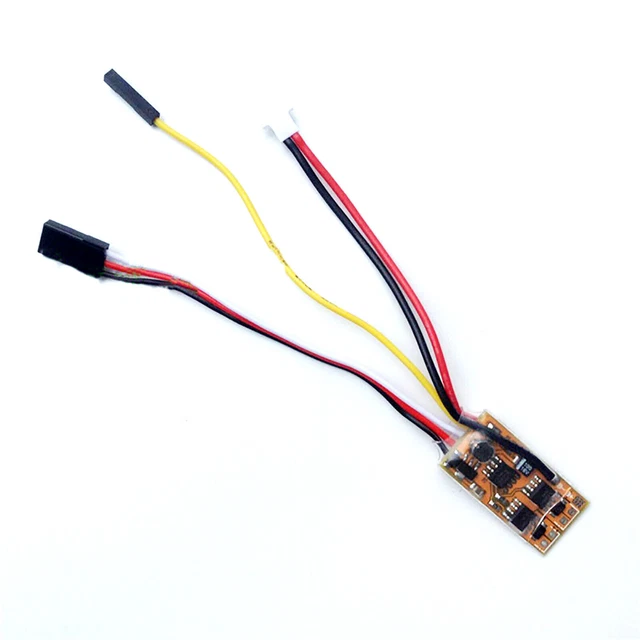 2CH Single-way Brushed ESC Dual Motor Speed Controller RC Airplane/Boat