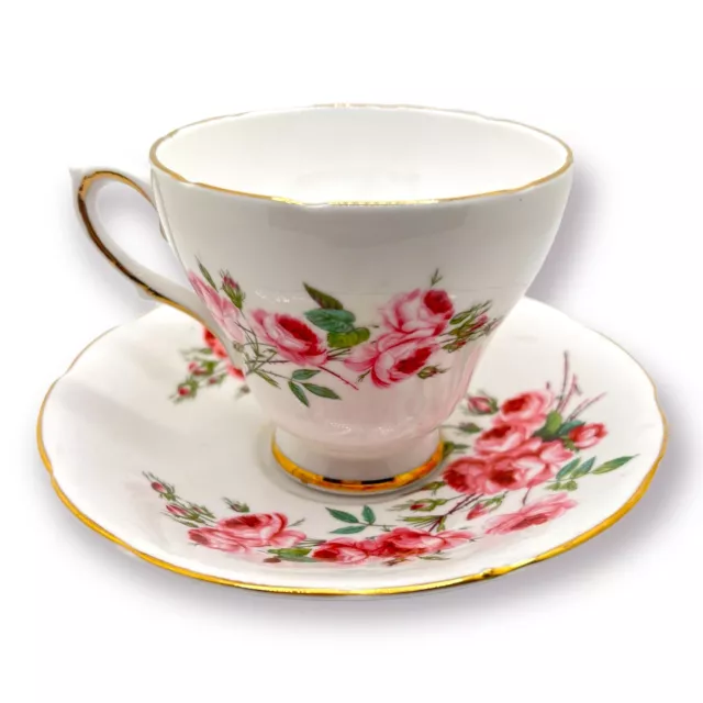 Vintage Royal Sutherland Tea Cup and Saucer - Staffordshire England
