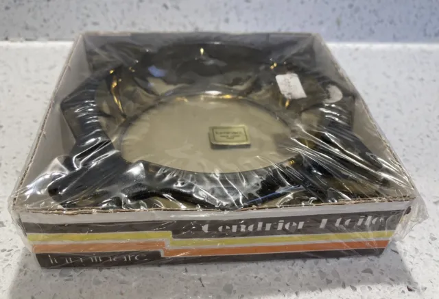 Luminarc Smoked Glass Ashtray New and Boxed 1970s French Vintage
