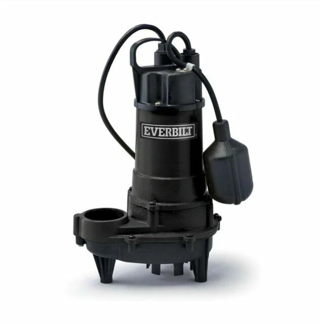 EVERBILT HDSP33W 1/3 HP Submersible Aluminum Sump Pump 38GPM W
