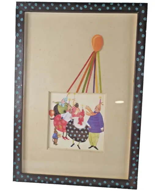 Tableau Artistique pour Chambres d'Enfants - Œuvre Colorée avec Relief -...