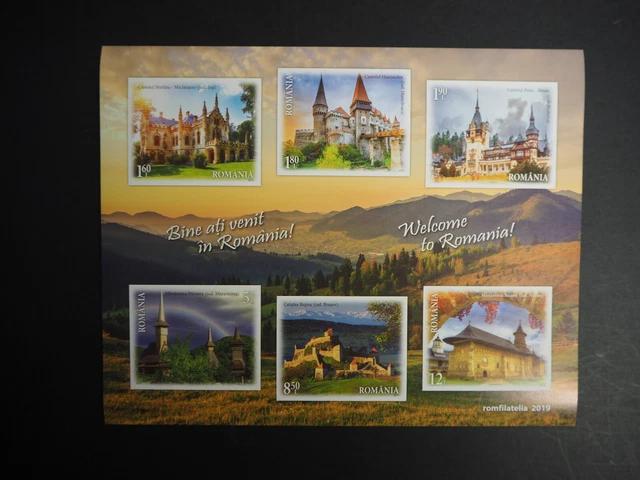 Rumänien 2019, Block "Entdecke Rumänien " **/MNH, MiNr. Bl. 791 (25), ME 550,-