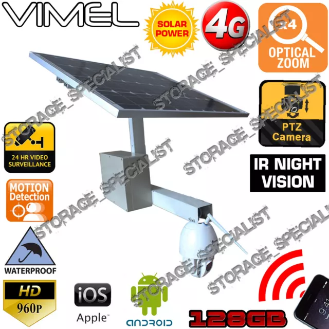 Solar Construction Camera 4G Farm House Wireless GSM Alarm 3G Remote View Night