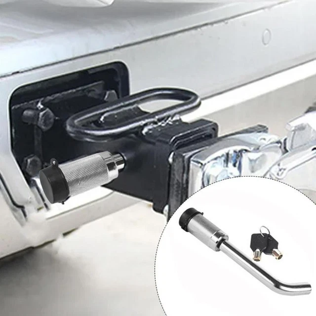 Hitch Pin Lock Receiver Tow Bar Ball Security Anti Theft L type Caravan Trailer