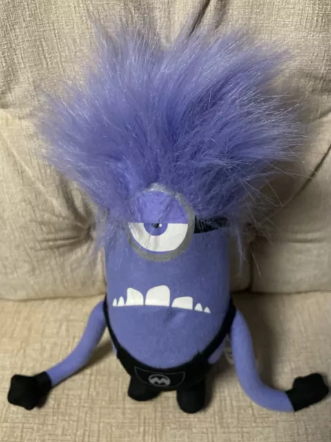 Despicable Me 2 - One Eye Evil Minion Purple Plush Soft Toy