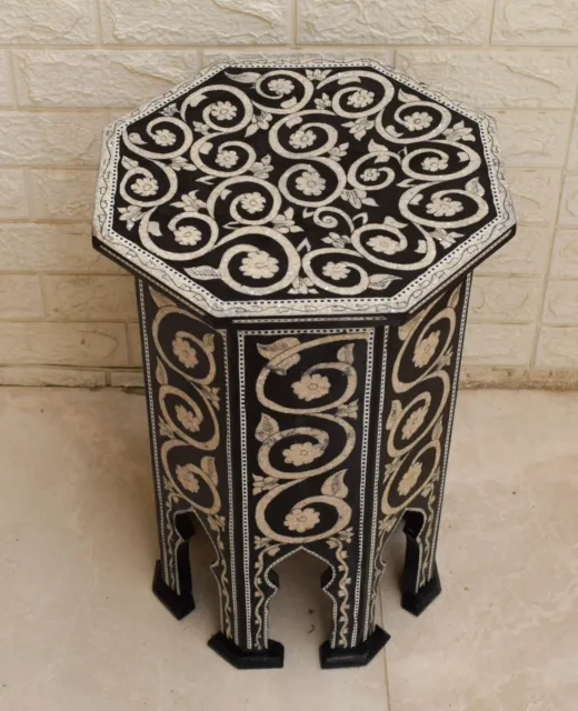 STUFFED Moroccan Handmade Genuine Leather Boho Pouf Ottoman Footstool Pouffe