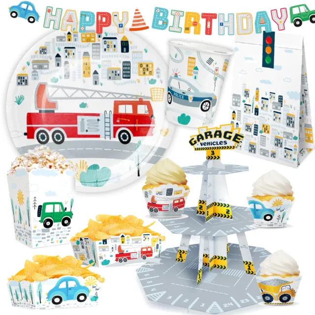 FAHRZEUGE + AUTOS - Deko Mitgebsel Kindergeburtstag Kinder Geburtstag Cars Party