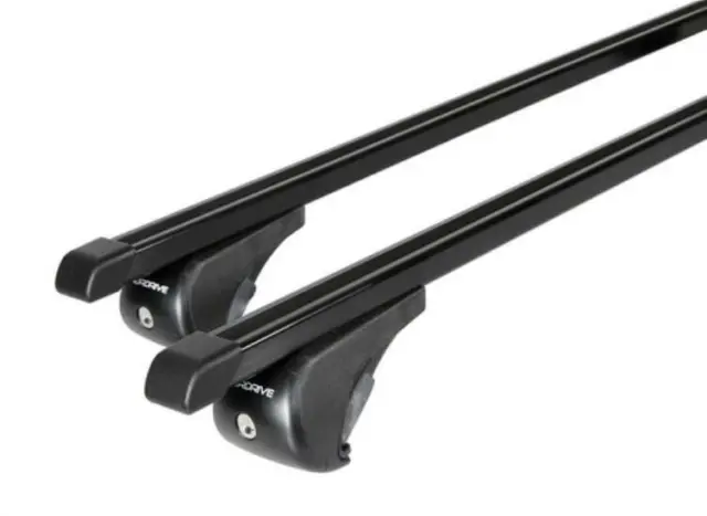 Railing Roof Rack Cross Bars For Saab 9-5 Estate 1998-2010 With Open Rails