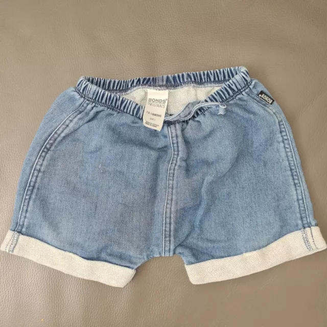 Bonds Denim Shorts 12-18 Months