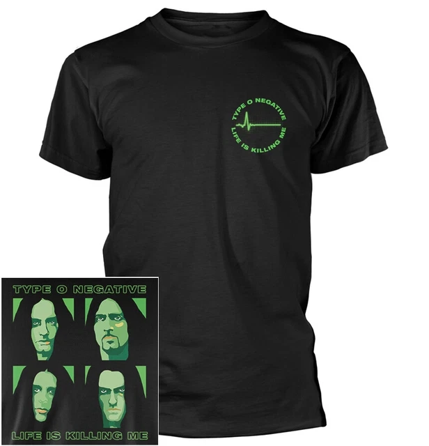 TSHIRT UNISEXE TYPE O Bande Négative Après Foncé Coton Anthracite