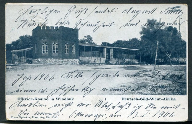 Dswa 1906 Ak Windhuk Offizierskasino  (L8216