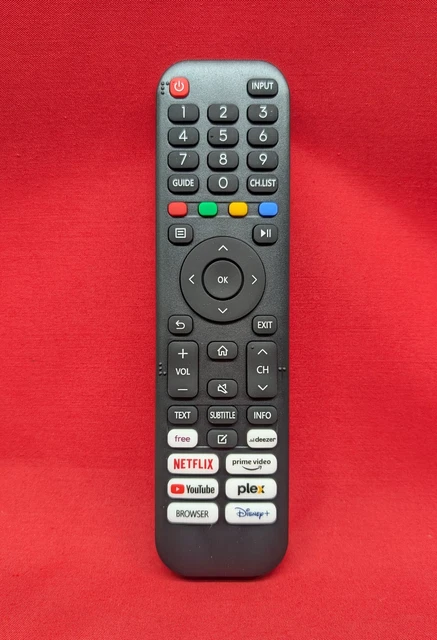 Telecomando Sostitutivo Per AKAI AKTV405QMQLED E AKTV407QM-VIDAA – Infrarossi, Pronto All'uso, 2 Anni Di Garanzia