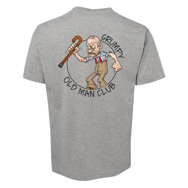 New Grumpy Old Men Black T Shirt - Size S - 10XL 3