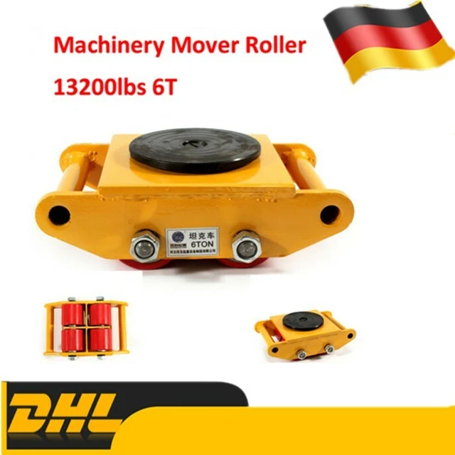 Transportfahrwerk / Schwerlastrolle 6t (13200 Lb) - Dolly Skate Für Schwere Lasten
