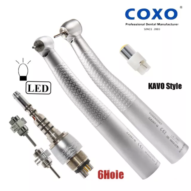 COXO Dental Fiber Optic LED Bulb Handpiece Fit KAVO Multiflex Lux Coupling 6H po