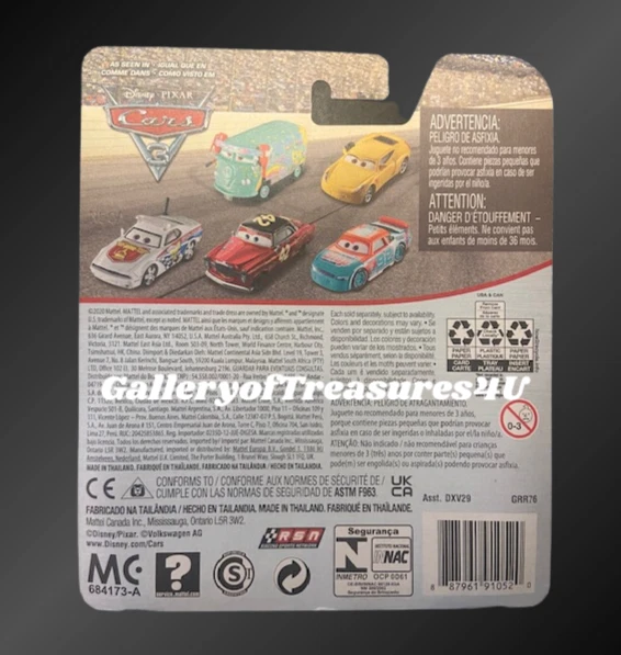 DISNEY PIXAR CARS Lightning McQueen Piston Cup Trophy Metal 1:55 £18.48 ...