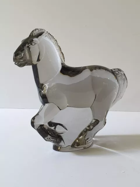 SVENSKT GLAS KOSTA pre BODA SWEDEN WWF LIMITED GLASS HORSE design PAUL HOFF