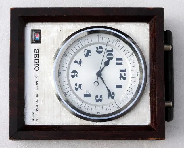 Seiko Japan Schiff Marine Navigation Quarz Chronometer QM-10 Seikosha Uhr 3