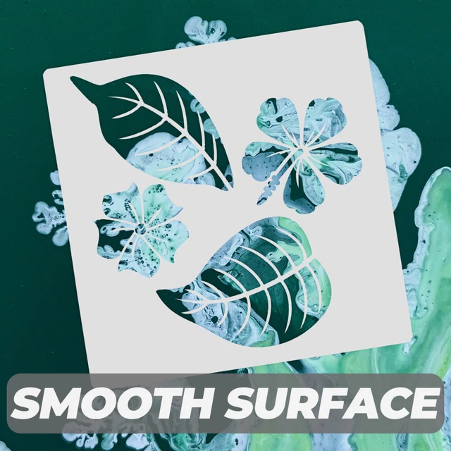 Stencil Per Pittura Murale - 9 Pezzi Con Motivi Uccelli E Natura, Riutilizzabili Per Decorazioni DIY - Foto 3