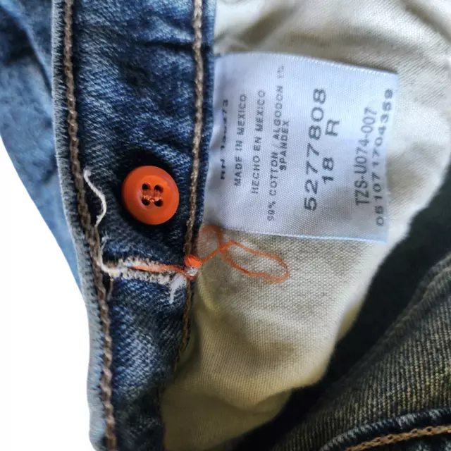 LEE BOYS JEANS premium select straight jeans 18R adjustable waist $11. ...