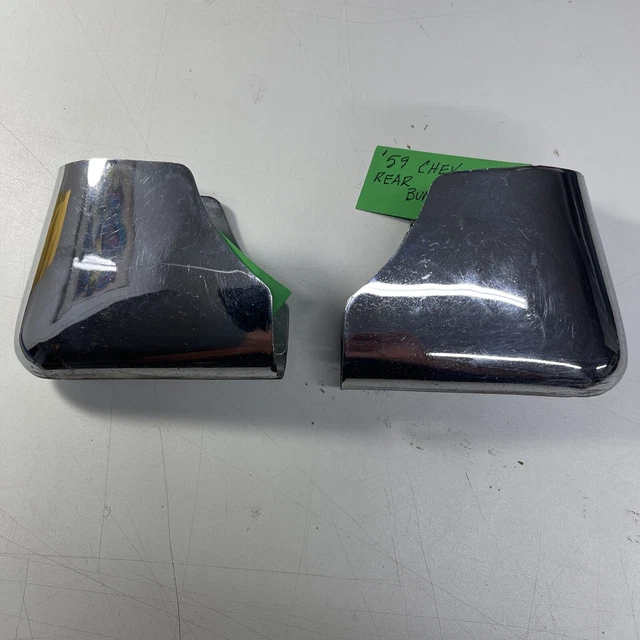 1959 Chevrolet Rear Bumper Bumperettes Guards 1959 Chevrolet Rear Bumper Bumperettes Guards
