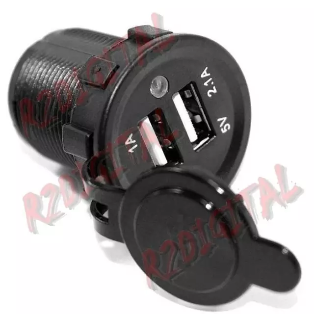 Caricabatterie Da Muro Tzumi 20W Con 2 Porte USB-C E USB-A, Ricarica Veloce Per Smartphone E Tablet
