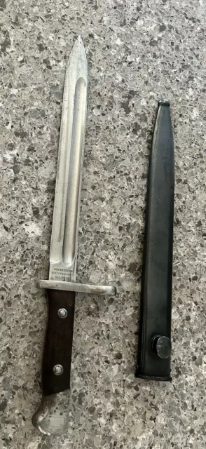 Chilean model 1895 Weyersberg Kirschbaum & Co M1895 Bayonet & Scabbard