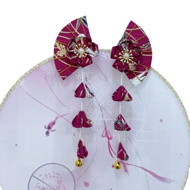 Épingle à Cheveux Sakura Kanzashi - Gland Fleur - Mariage Kimono Japonais