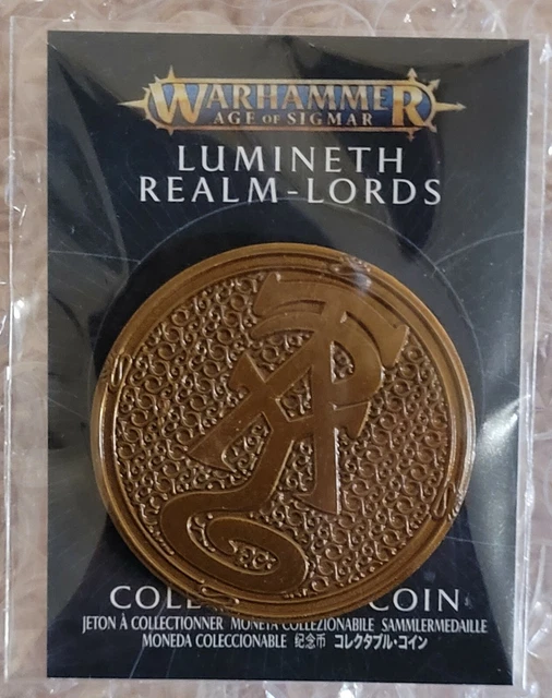 WARHAMMER 40K AGE of Sigmar Coin - LUMINETH REALM-LORDS - Limited ...