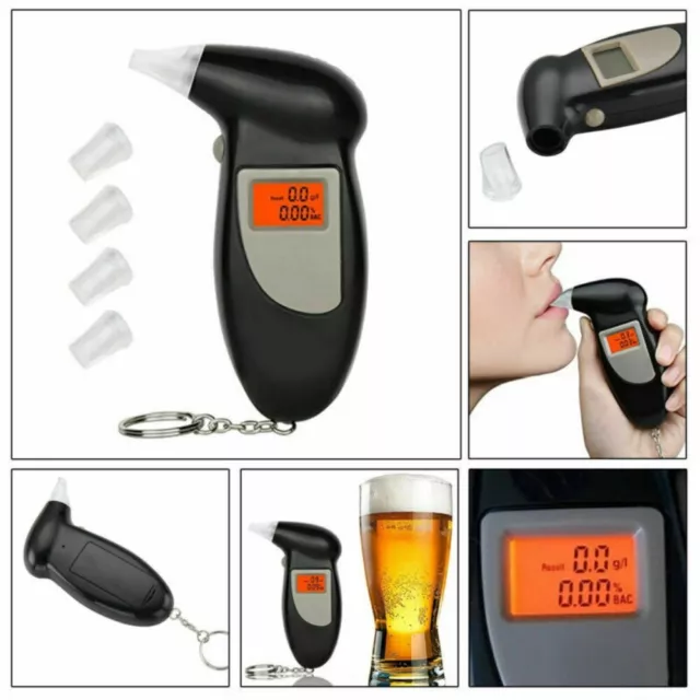 Breath Professional Breath-Alcohol Tester LCD Digital Alcohol Tester