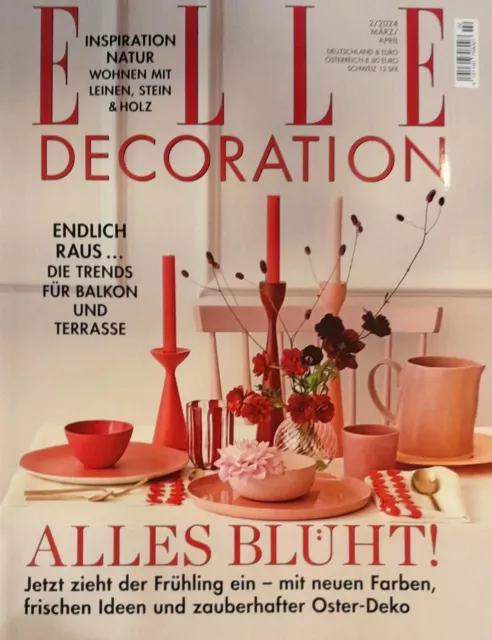 Elle Decoration German Magazine March April 2024 Endlich Raus Die Trends