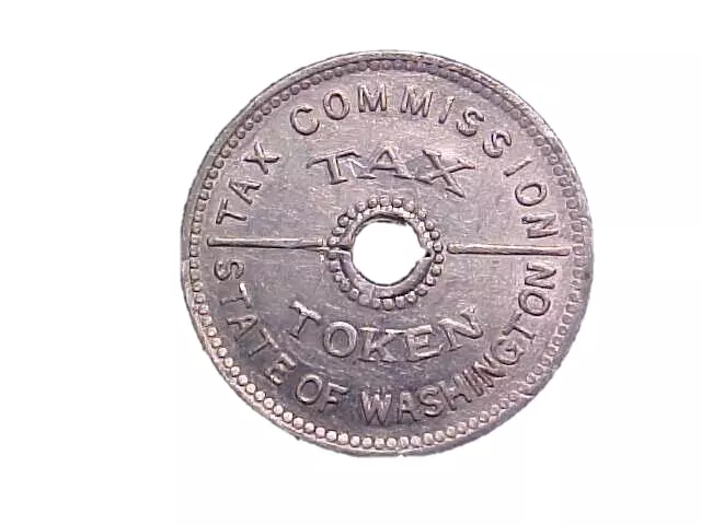 1935 State of Washington 10 Cents or Less - Sales Tax Token! -c3460xtx