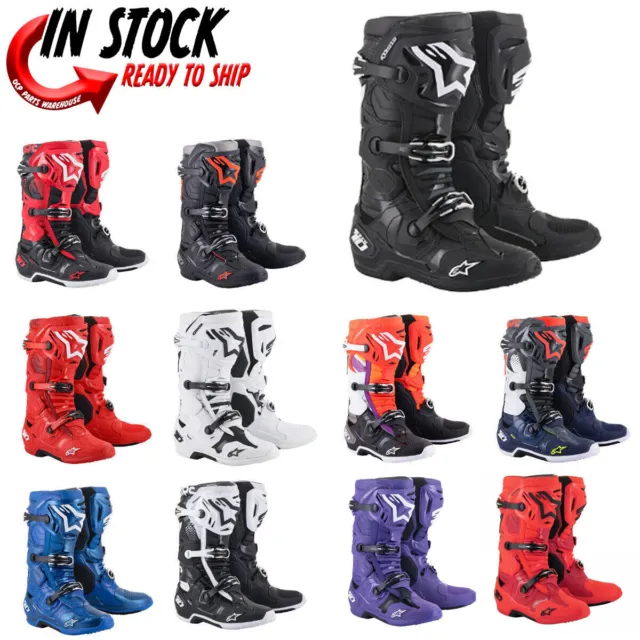 2024 Alpinestars Tech 10 Boots Motocross Dirtbike Offroad - Pick Size/Color