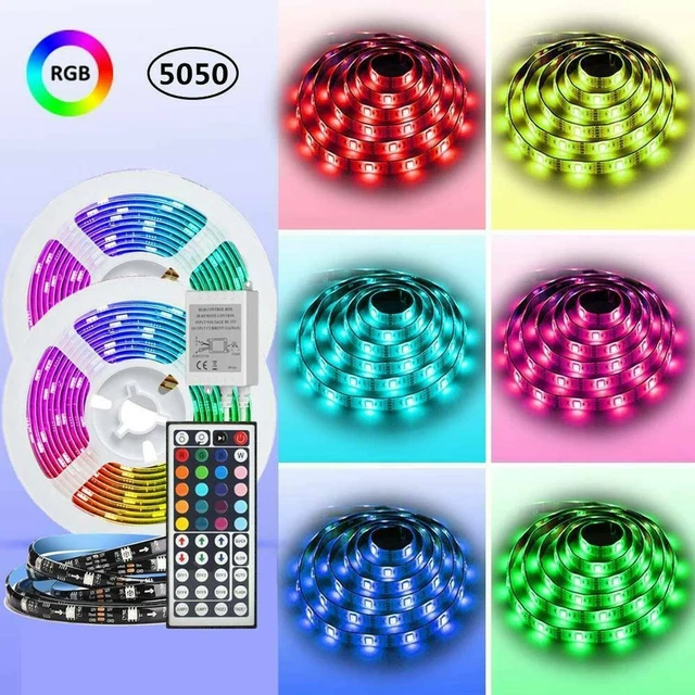 LED Streifen Wasserdicht RGB Stripe Band Leiste Band Leuchte Lichterkette 1m-30m