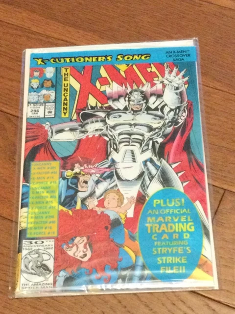 The Uncanny X-Men Vol 1 #296 Marvel Comics Jan 1993 Polybagged Newsstand (#30)