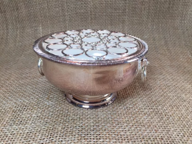 Vintage Viners Silver Plated Age of Scandal Lady Charlotte's Keepsake Bowl K333 2