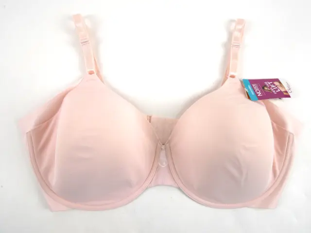 Olga Bra Underwire Contour 44D Women's No Side Effects NEW Rosewater