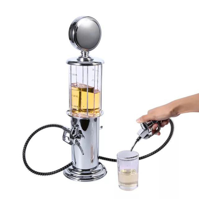 HG Beer Liquor Dispenser Bar Metal Double Gas Pump Nozzle