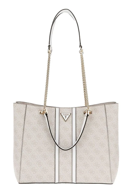 GUESS Noreen Large Girlfriend Carryall, logotipo de carbón