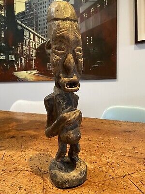 Old African Ethnographic Tribal Art Carved Figure