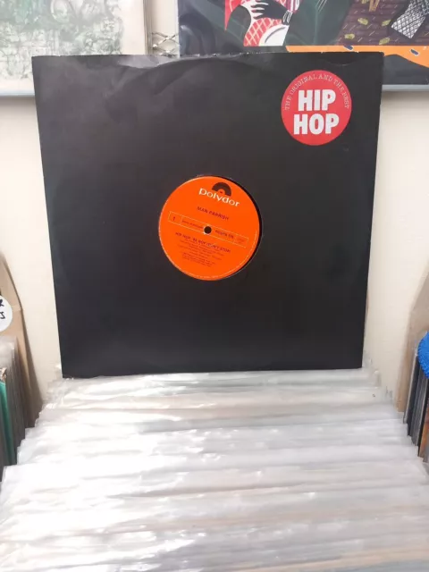 Man Parrish Hip Hop Be Bop Dont Stop UK 12 Inch Single 1982