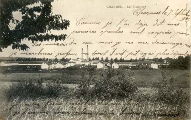 Postcard / Carte Postale Charmes Les Filatures / Vosges