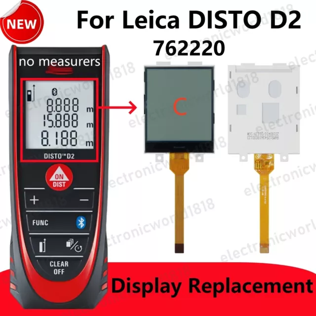 Display For Leica DISTO D2 BT Laser Distance 762220 Measurer LCD Screen Part NEU