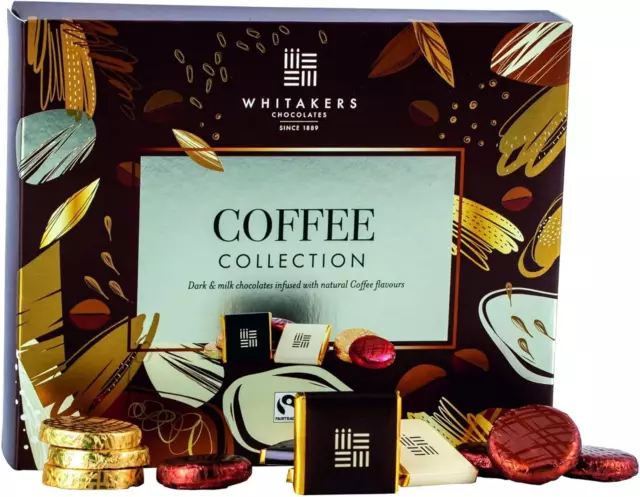 Coffee Collection - Milk & Dark Whitakers Chocolates Box 170G (Pack of 1)