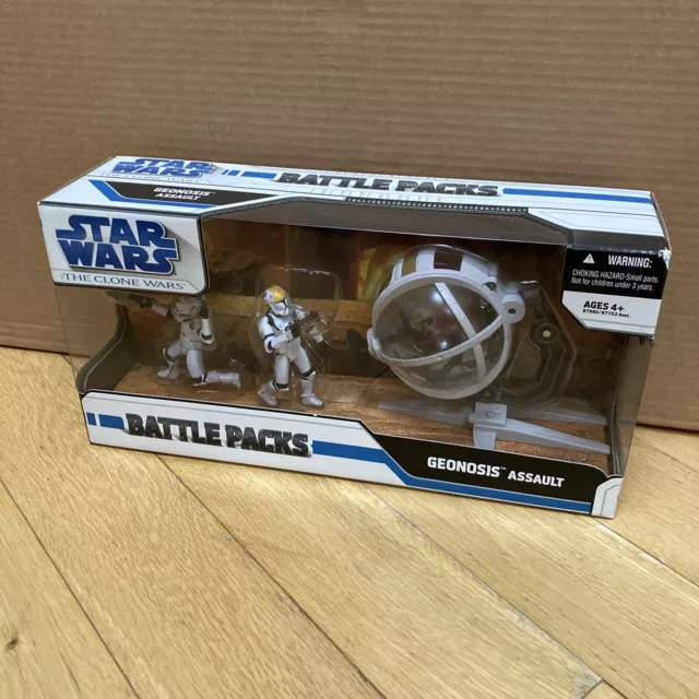 Star Wars Geonosis Assault Battlepack MISB Republic Gunship Bubble Turret V. Raro
