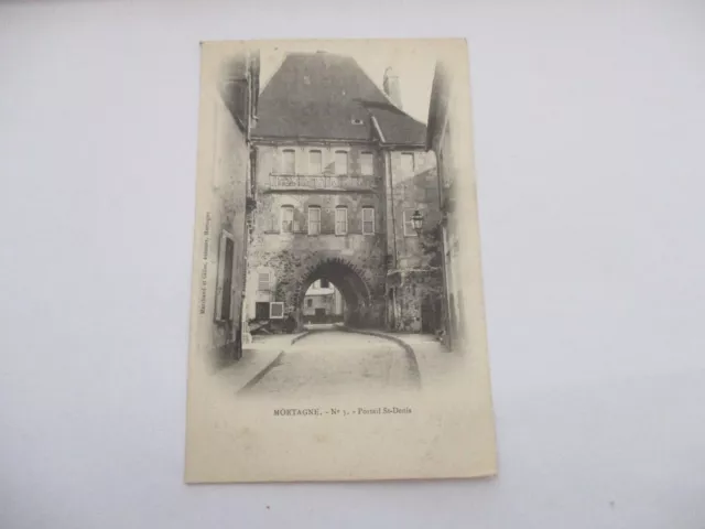 Cpa Orne 61 Mortagne Portail St Denis