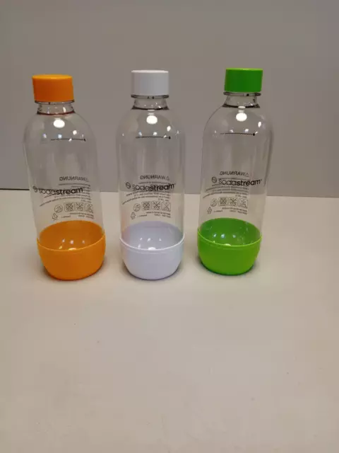 SodaStream Aktions-Set Pet-Flaschen 2+1, 3x 1L, aus bruchfestem kristallklarem