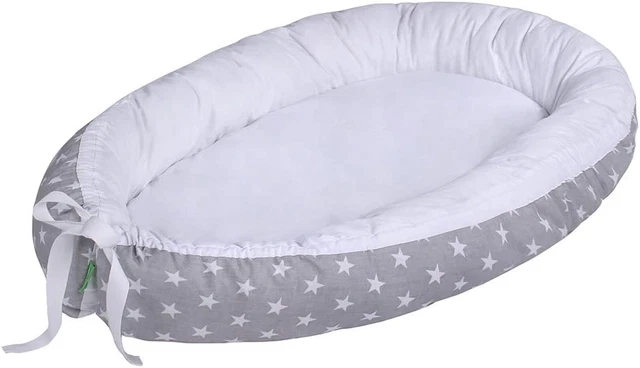 LULANDO Baby-Nest cocon pour bébé/nourrisson, à usage White Stars/White